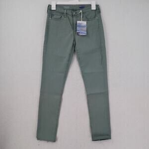 NEW AG Adriano Goldschmied Legging Super Skinny Ankle Jeans Green Size 4 26